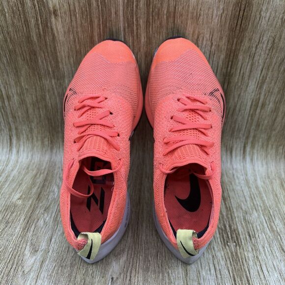 Youth Size 5 Women's 6.5 - Nike Air Zoom Tempo FK Bright Mango Running Shoes‎ - Picture 6 of 9
